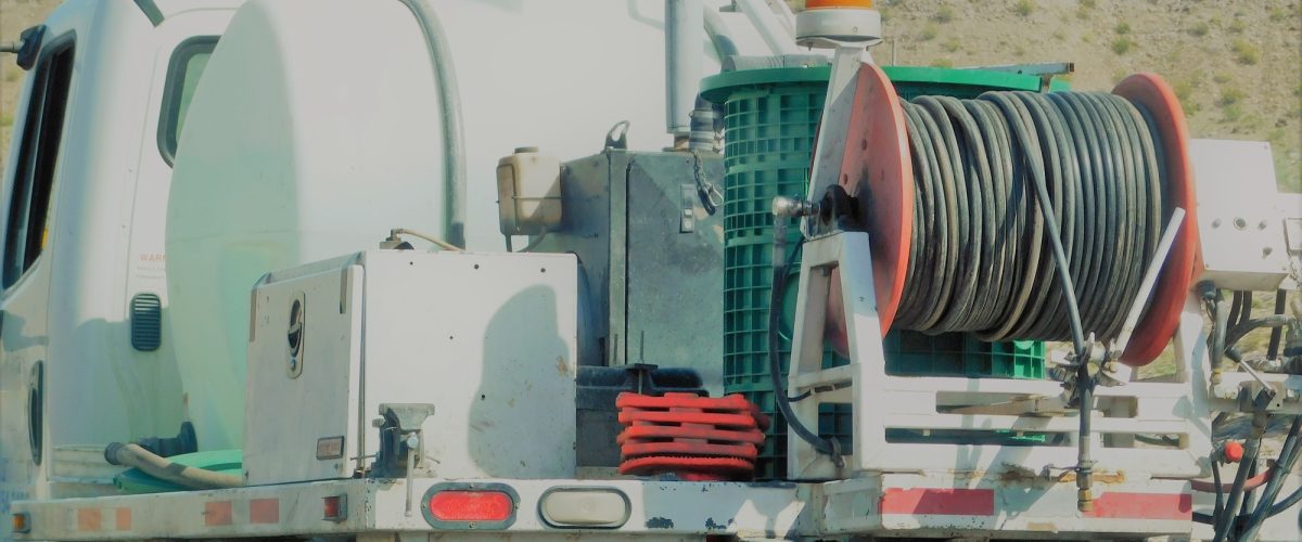 Septische tank Pompwagen!